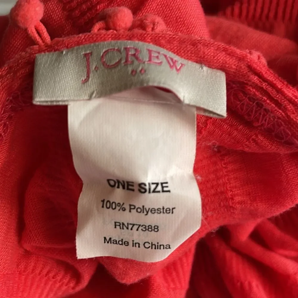 J. Crew Coral Colored Women's Infinity Scarf (One Size)